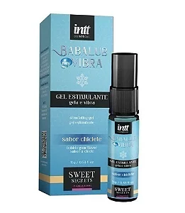 Babalub vibra e gela sabor chiclete