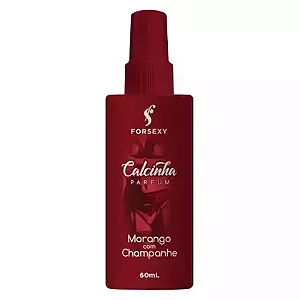 Perfume De Calcinha Afrodisíaco 60ml morango com champanhe