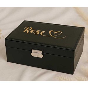 Porta Jóias Grande  Personalizado com Nome  ou Logo.