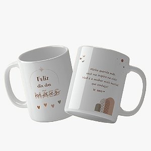 Caneca Personalizada Nome dia das mães