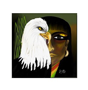Placa Decorativa Personalizada Quadro Faraó Zen Energias Quarto Sala 30x30