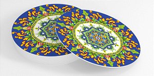 Kit 4 Porta Copos Aparador Mandala Clássica Esotérico Coloridos Clássica Decorativos Personalizados