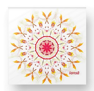 Placa Decorativa Personalizada Quadro Mandala iansã Mãe Dos ventos Força Equilíbrio Zen Energias Quarto Sala 20x20