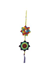 Móbile Pêndulo Mandala Decorativa Colorida Personalizado Coloricasa