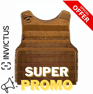 Capa De Colete Tático Invictus Vulcano AIRSOFT E MILSIM (Military Simulation) - Coyote