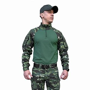 Camisa Combat Masculina Multicam Tropic Aliança Militar