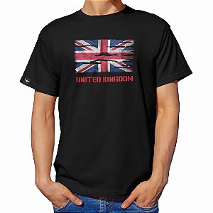 Camiseta United Kingdom Masculina Aliança Militar - Preta
