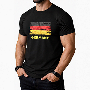 Camiseta Germany Masculina Rapina Militar - Preta