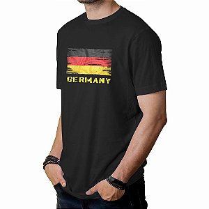 Camiseta Germany Masculina Aliança Militar - Preta