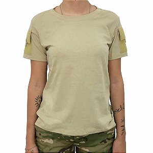 Camiseta Combat Feminina Aliança Militar - Desert