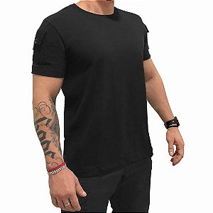 Camiseta Combat Masculina Aliança Militar - Preta