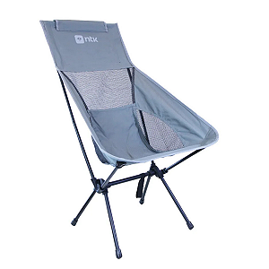 Cadeira dobrável Compact Cinza - NTK