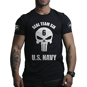 Camiseta Punisher Seal Navy Seal - Team Six