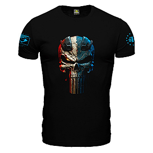 Camiseta Masculina Punisher EUA Premium 3D - Team Six
