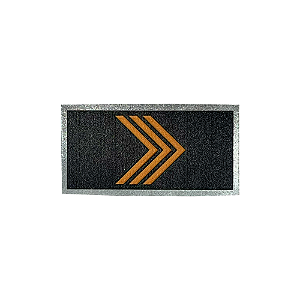 Insígnia Emborrachada Terceiro Sargento Dourado (Vulcanizada) - PMSC