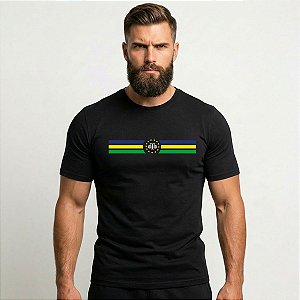 Camiseta Masculina Brasil Listras - Team Six
