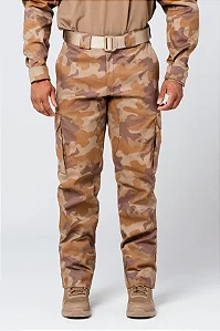 Calça Operacional Masculina CAMUFLADA PPT Caqui (FLEX) - PMSC