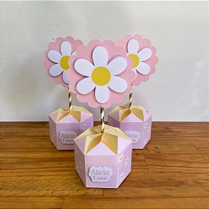 Centro de mesa margaridas