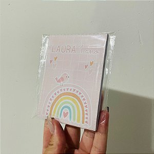 Bloquinho arco íris
