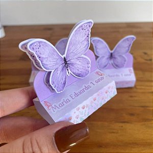Porta bis duplo borboletas
