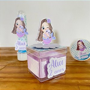 Caixa acrílica sereia