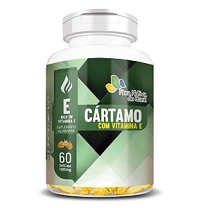 ÓLEO DE CÁRTAMO VIT E 1000MG 60 SOFTCAPS