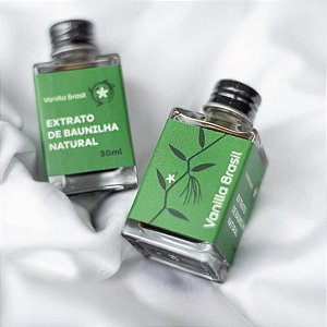 EXTRATO NATURAL DE BAUNILHA 30ML VANILLA  (1 UNIDADE)