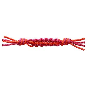 Brinquedo de corda para cães - Laranja e Pink
