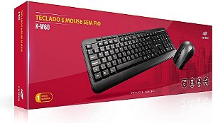 Teclado E Mouse Sem Fio K-W60