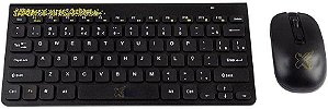 Kit Freestyle Teclado e Mouse Sem Fio Maxprint