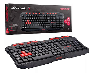 Teclado Gamer Com Fio Spider Fortrek