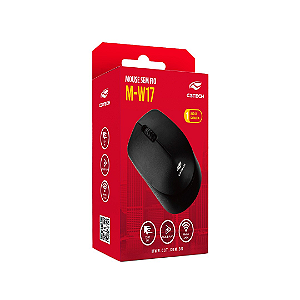 Mouse Sem Fio M-W17BK Preto C3Tech