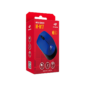 Mouse Sem Fio M-W17BL Azul C3Tech