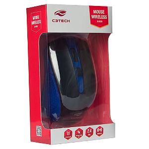 Mouse Sem Fio RC Nano M-W20BL Azul C3Tech