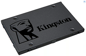 SSD 120GB Kingston A400 - SATA - Leitura 500 MB/s - Gravação 350MB/s - SA400S37/240G