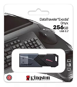 Pen Drive DataTraveler Exodia Onyx 256GB Kingston