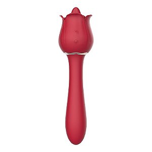 Vibrador de Ponto G e Estimulador com Língua - Rosa