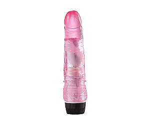 Prótese Jelly com vibro - 19 X 4,3cm