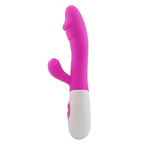 Vibrador Ponto G e Clitóris - Recarregável