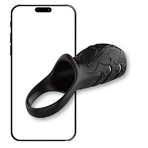 Capa Peniana com Anel - Vibrador e controle por APP