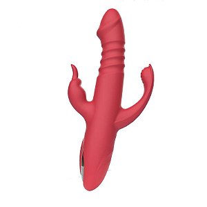 Vibrador Triplo com vai e vem