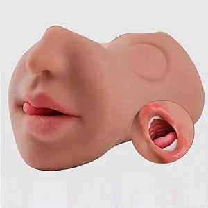 Masturbador com Boca Vagina e Ânus - Cyberskin