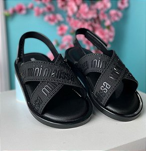 Mini Melissa M-Lover Sandal Baby Preta