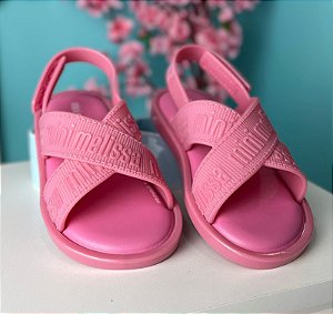 Mini Melissa M-Lover Sandal Baby Rosa Escuro