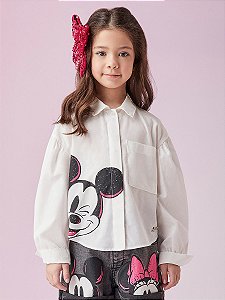 Camisete Minnie Mickey Mouse Animê Kids N3569