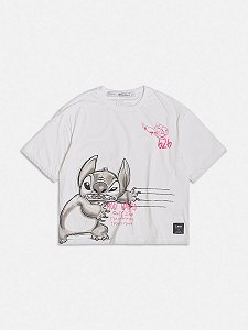 T-Shirt Estampa Stitch I Am R4416