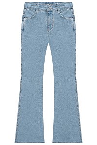 Calça Flare em Jeans Belline com Elastano 71560 Vic Vicky