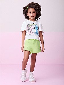 Conjunto Blusa e Short Stitch Momi Mini J6068