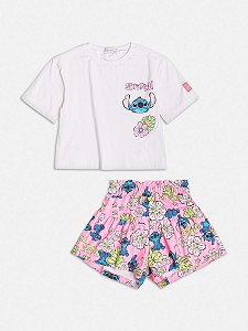 Conjunto Blusa e Short Stitch Momi Kids H5671