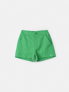 Shorts Com Bolso Faca Verde Puro Animê Kids N4213